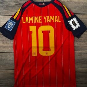 #10 Lamine Yamal Spain 2026 | Home Jersey | Size Medium